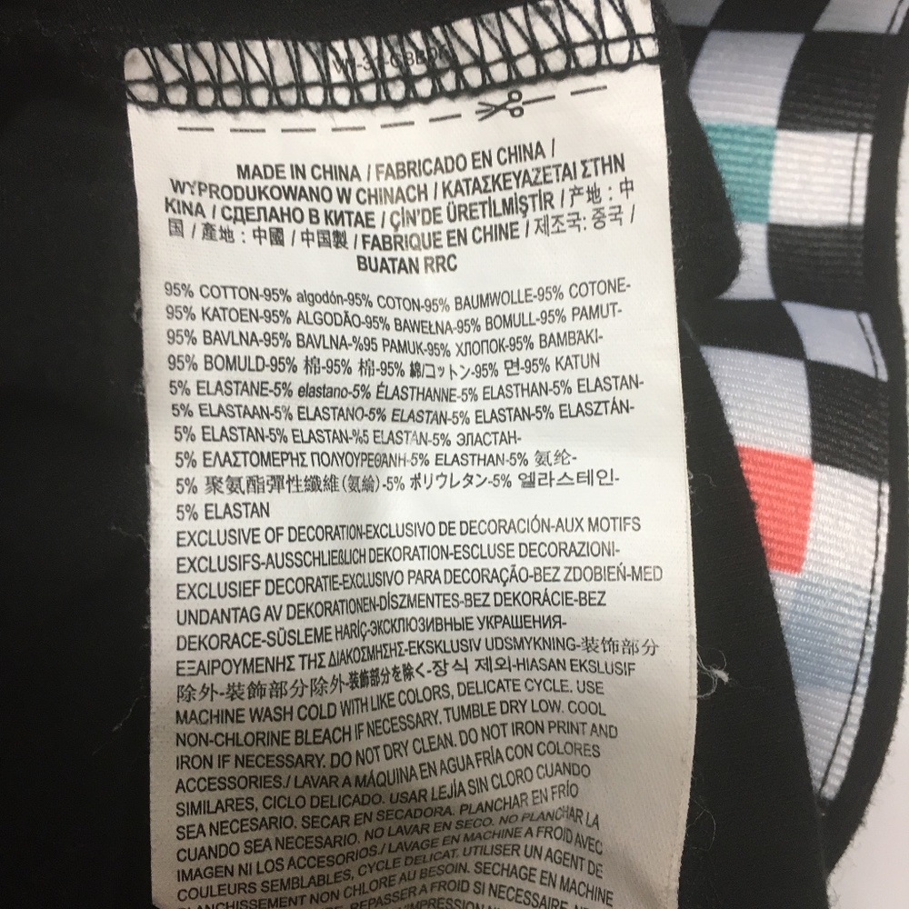 VANS Black Checkered Side Sleeveless Midi Tank Dress - Picture 14 of 14